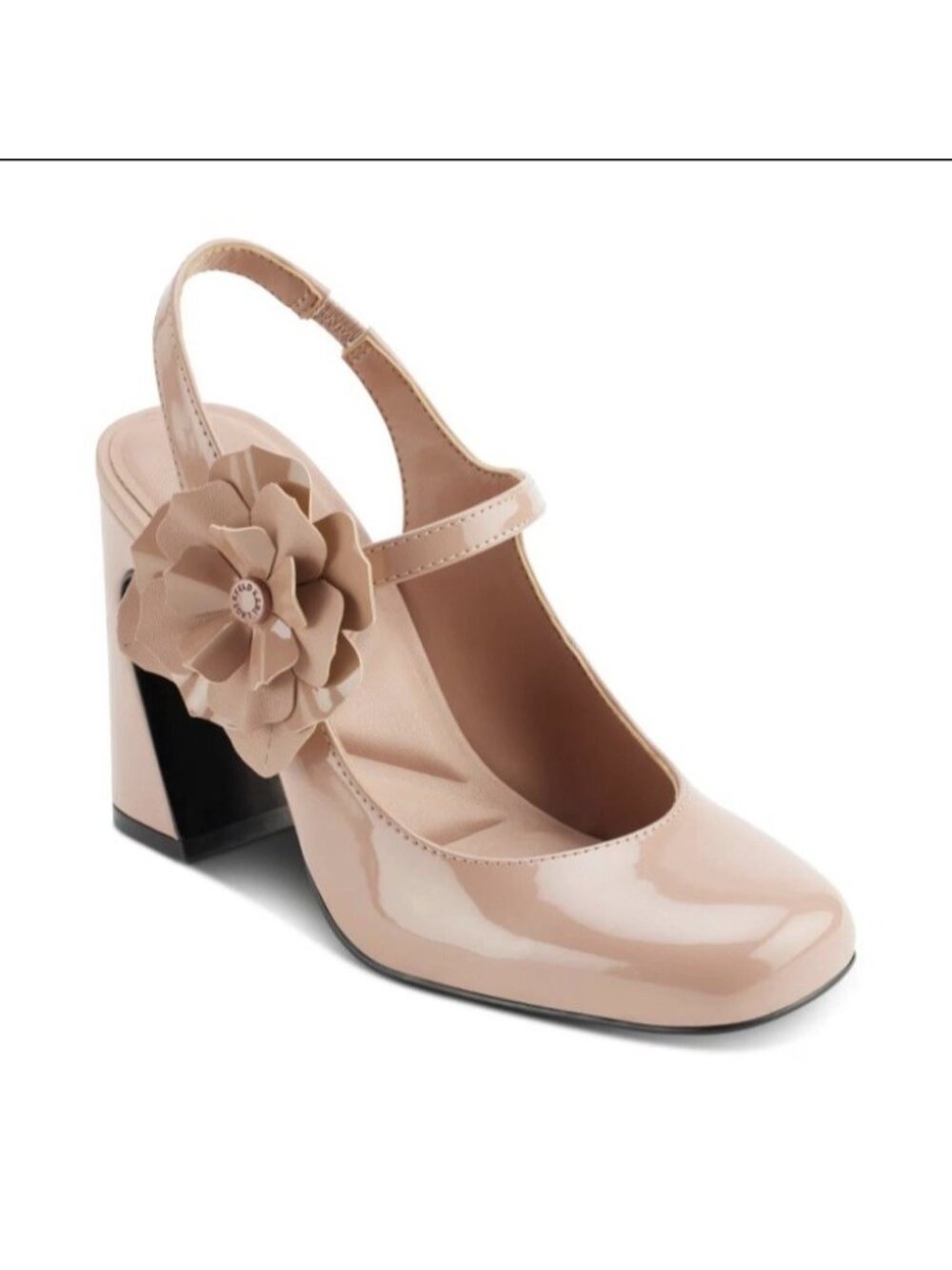 Women's Pierra Slingback Pumps Blush Size 5.5 Women’s Karl Lagerfeld